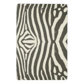Zebra Stripe Animal Print Muster Mini Klemmbrett (Rückseite)