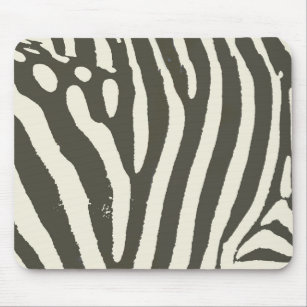 Zebra Stripe Animal Print Muster Mousepad