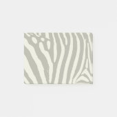 Zebra Stripe Animal Print Muster Post-it Klebezettel (Vorderseite)