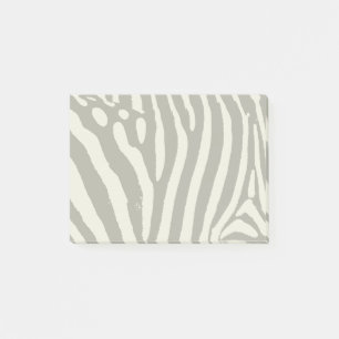 Zebra Stripe Animal Print Muster Post-it Klebezettel