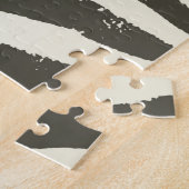 Zebra Stripe Animal Print Muster Puzzle (Seite)