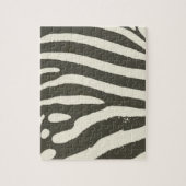 Zebra Stripe Animal Print Muster Puzzle (Vertikal)