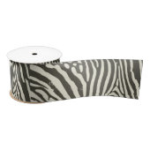 Zebra Stripe Animal Print Muster Satinband (Spule)