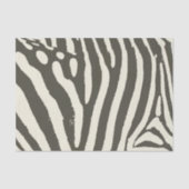 Zebra Stripe Animal Print Muster Seidenpapier (Vorderseite)