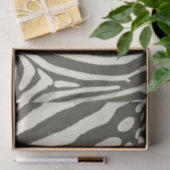 Zebra Stripe Animal Print Muster Seidenpapier (Geschenk)