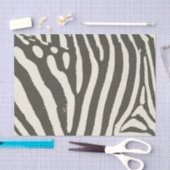 Zebra Stripe Animal Print Muster Seidenpapier (Handwerk)