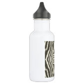 Zebra Stripe Animal Print Muster Trinkflasche (Links)