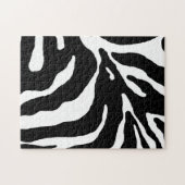 Zebra Stripe Animal Print Puzzle (Horizontal)
