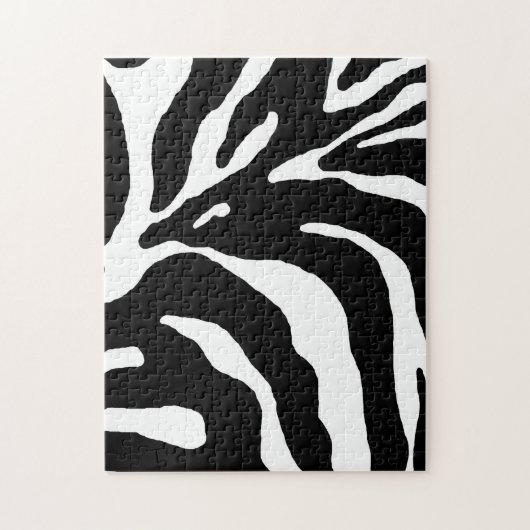Zebra Stripe Animal Print Puzzle (Vertikal)