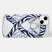 Zebra Stripe Awareness Ribbon Angel iPhone Fall Case-Mate iPhone Hülle (Rückseite (Horizontal))