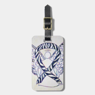 Zebra Stripe Awareness Ribbon Gepäcktag Gepäckanhänger