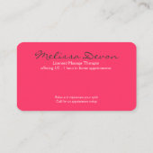 ZEBRA STRIPE BUSINESS CARDS VISITENKARTE (Rückseite)