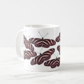 Zebra Stripe Butterflies Kaffeetasse (Vorderseite Links)