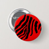 Zebra Stripe Button (Cherry Cola) (Vorne & Hinten)