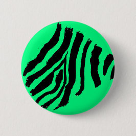 Zebra Stripe Button (Sour Apple)