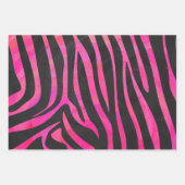 Zebra Stripe Muster Matching Set Geschenkpapier Set (Vorderseite 2)