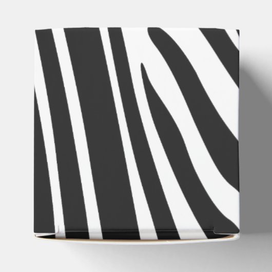 ZEBRA STRIPE PATTERN GESCHENKSCHACHTEL (Oben)