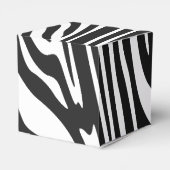 ZEBRA STRIPE PATTERN GESCHENKSCHACHTEL (Rückseite)