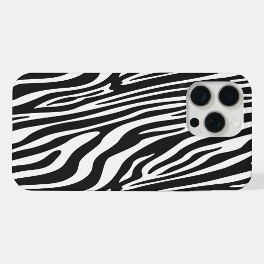 ZEBRA STRIPE PATTERN iPhone HÜLLE (Rückseite (Horizontal))