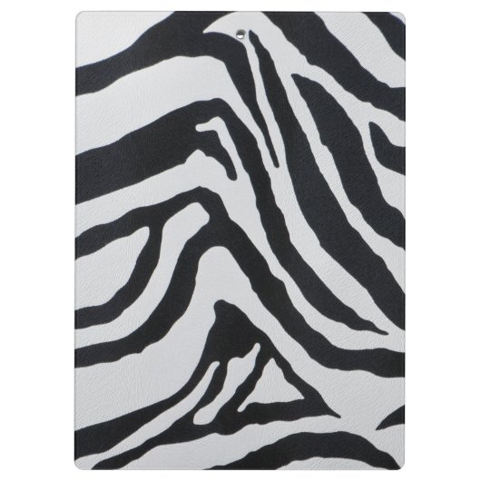 Zebra stripe pattern klemmbrett (Rückseite)