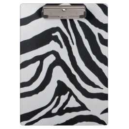 Zebra stripe pattern klemmbrett
