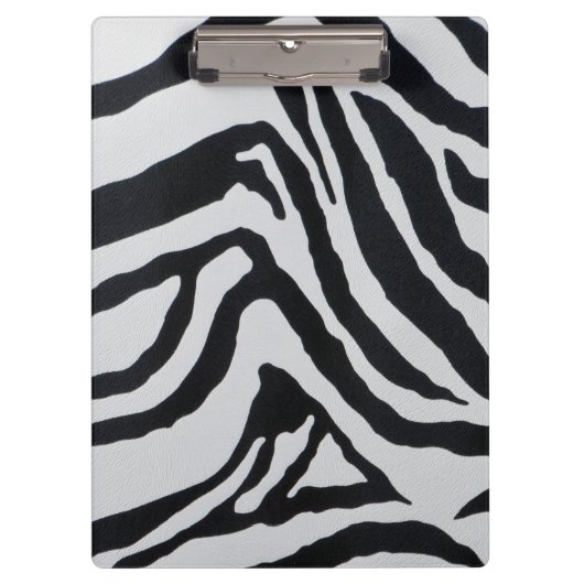 Zebra stripe pattern klemmbrett (Vorderseite)