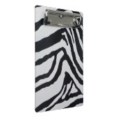Zebra stripe pattern mini klemmbrett (Schrägansicht)