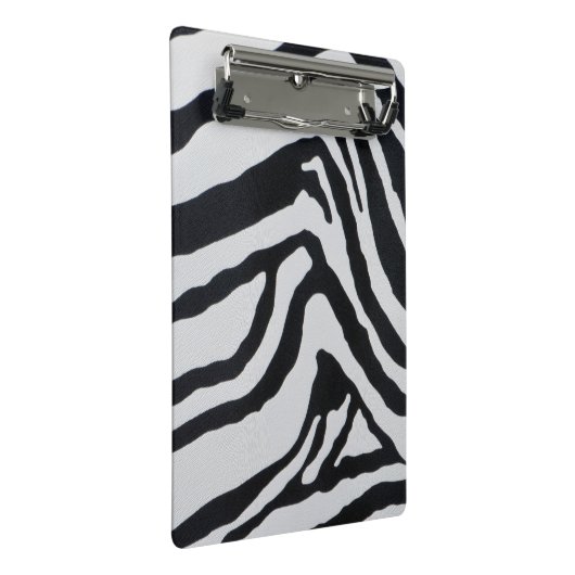 Zebra stripe pattern mini klemmbrett (Schrägansicht)