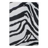 Zebra stripe pattern mini klemmbrett (Rückseite)
