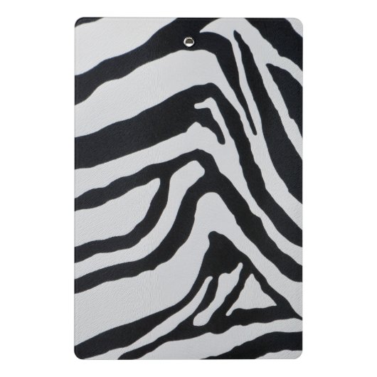 Zebra stripe pattern mini klemmbrett (Rückseite)