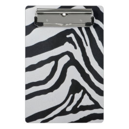 Zebra stripe pattern mini klemmbrett