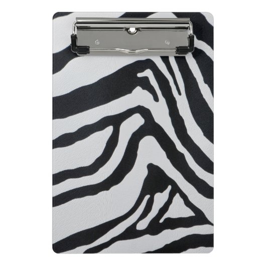 Zebra stripe pattern mini klemmbrett (Vorderseite)