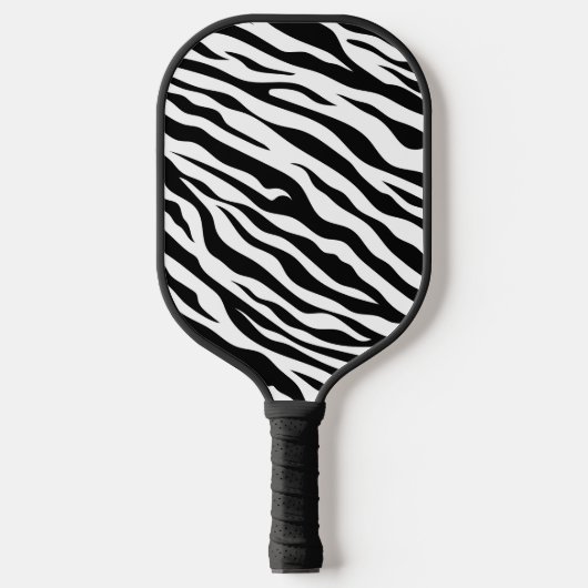 Zebra stripe pattern pickleball schläger (Vorderseite)