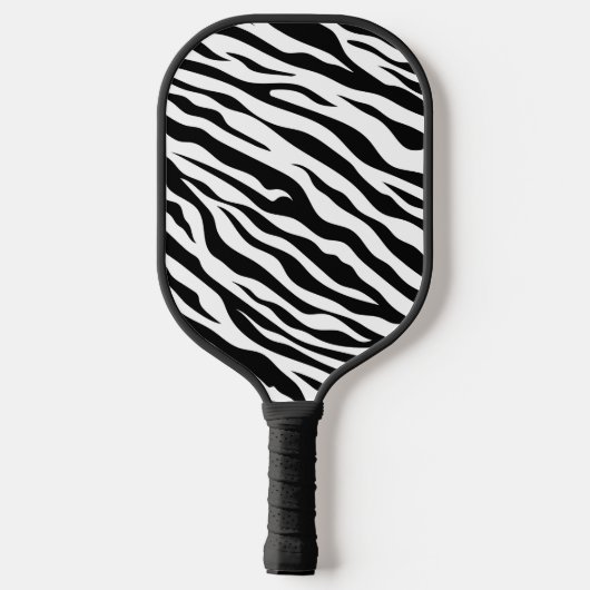 Zebra stripe pattern pickleball schläger (Rückseite)