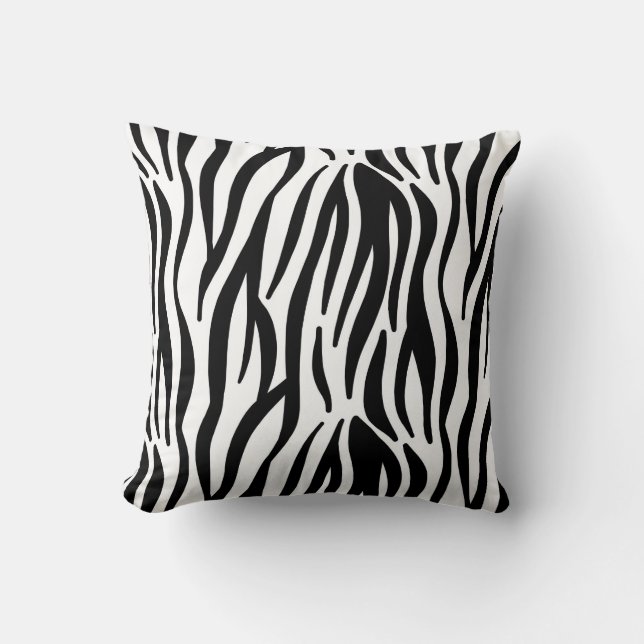 Zebra Stripe Pattern Pillows Kissen (Vorderseite)
