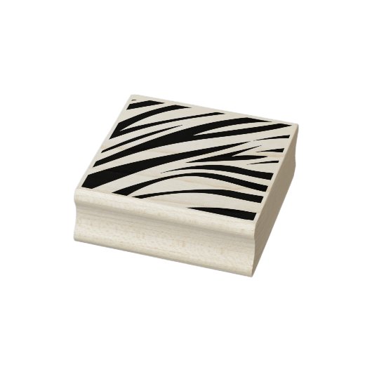Zebra Stripe Print Rubber Briefmarke Gummistempel (Stempel)