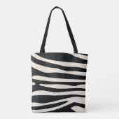 Zebra stripe safari Tierdruck nach Punk-Tasche Tasche (Rückseite)