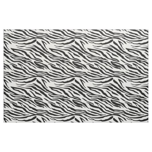 Zebra Stripe Schwarz-Weiß-Stoff Stoff (Yard (91,4 cm))
