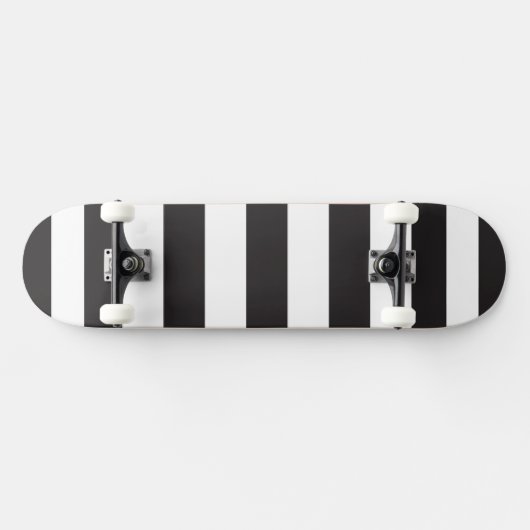 Zebra Stripe Skateboard (Horizontal)