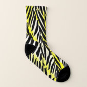 Zebra Stripe Socken (Links - Innen)