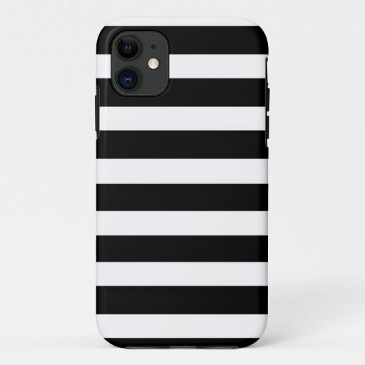 ZEBRA STRIPED! (ein schwarzer u. weißer Case-Mate iPhone Hülle (Rückseite)