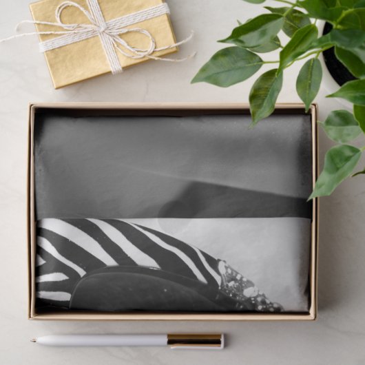 Zebra Striped Glam Kristall Sonnenbrillen Decoupag Seidenpapier (Geschenk)
