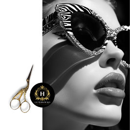 Zebra Striped Glam Kristall Sonnenbrillen Decoupag Seidenpapier