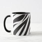 Zebra Striped Pattern Kaffee Tasse (Links)