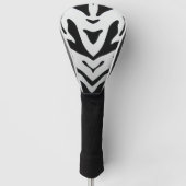 ZEBRA STRIPES ABSTRAKT GOLF HEADCOVER (Vorderseite)