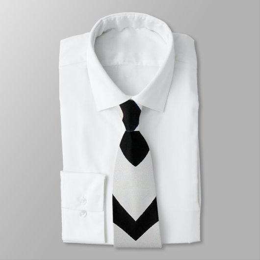 ZEBRA STRIPES ABSTRAKT KRAWATTE (Gebunden)