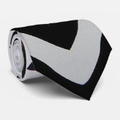 ZEBRA STRIPES ABSTRAKT KRAWATTE (Gerollt)