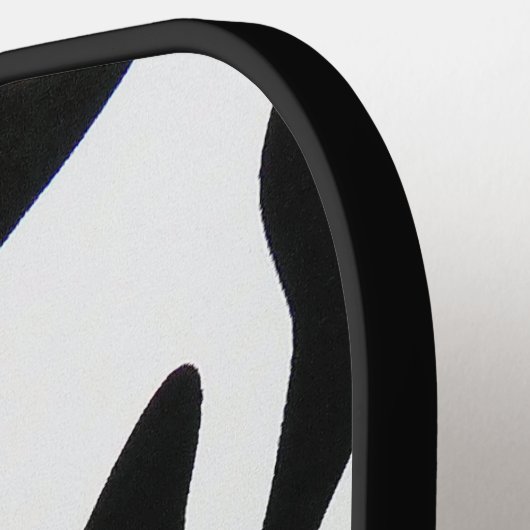 ZEBRA STRIPES ABSTRAKT PICKLEBALL SCHLÄGER (Linke Seite)