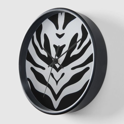 ZEBRA STRIPES ABSTRAKT UHR (Winkel)