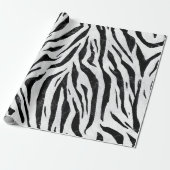 Zebra Stripes Animal Print Geschenkpapier (Ungerollt)